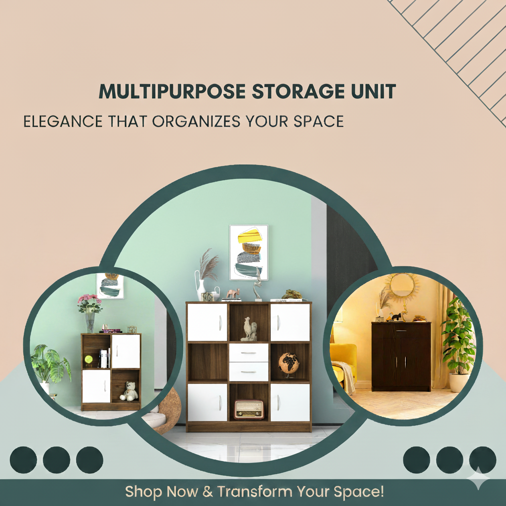 SIVOM Settle Multipurpose Storage Unit - Elegance That Organizes Your Space
