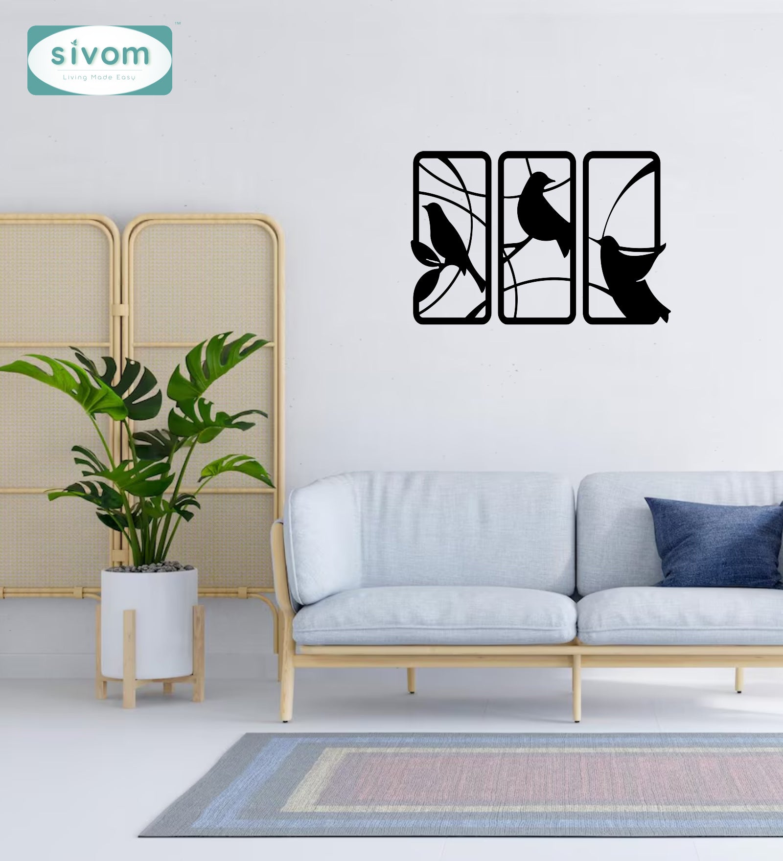 Sivom SIVOM 3DFrame Modular Wall Decor for Modern Homes | Elegant Design & Premium Finish