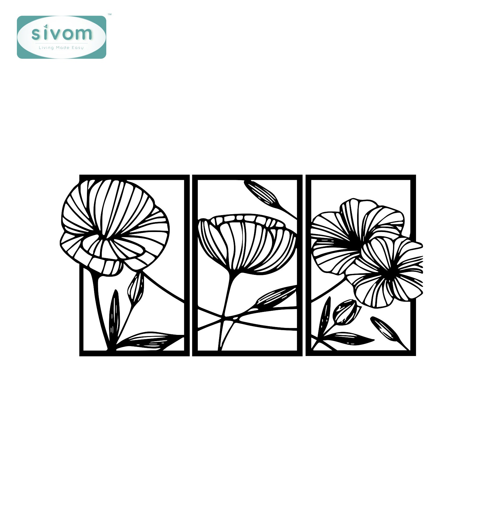 Sivom SIVOM Modular Wall Decor for Modern Homes | Elegant Design & Premium Finish