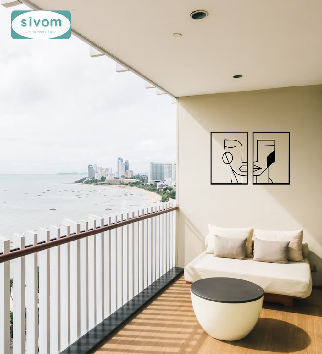 Sivom SIVOM 3DFrame Modular Wall Decor for Modern Homes | Elegant Design & Premium Finish
