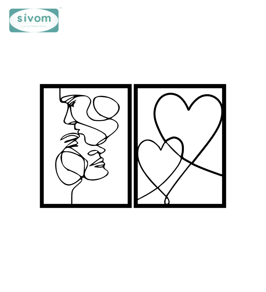 Sivom SIVOM 3DFrame Modular Wall Decor for Modern Homes | Elegant Design & Premium Finish