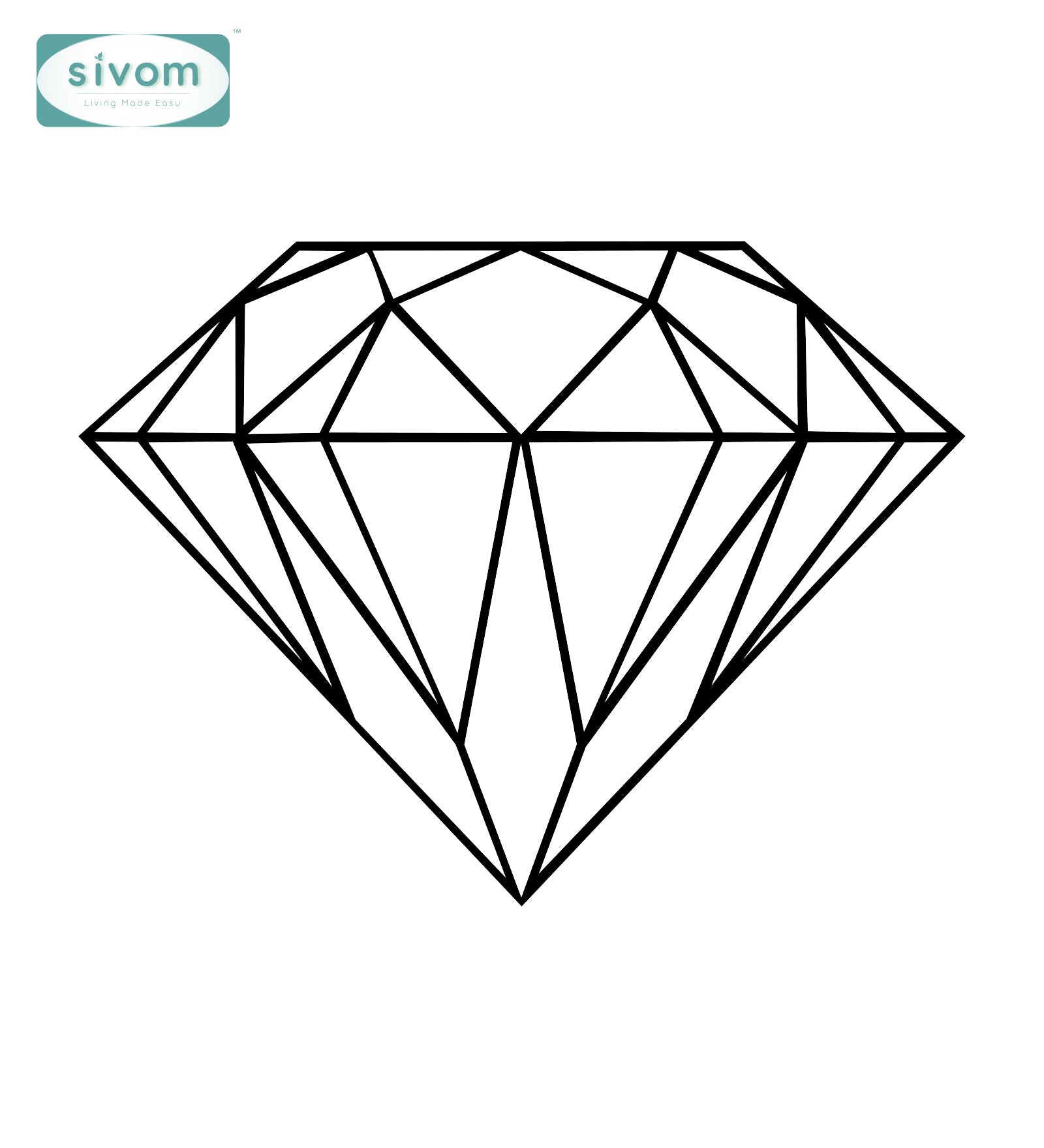 Sivom SIVOM 3DFrame Modular Wall Decor for Modern Homes | Elegant Design & Premium Finish