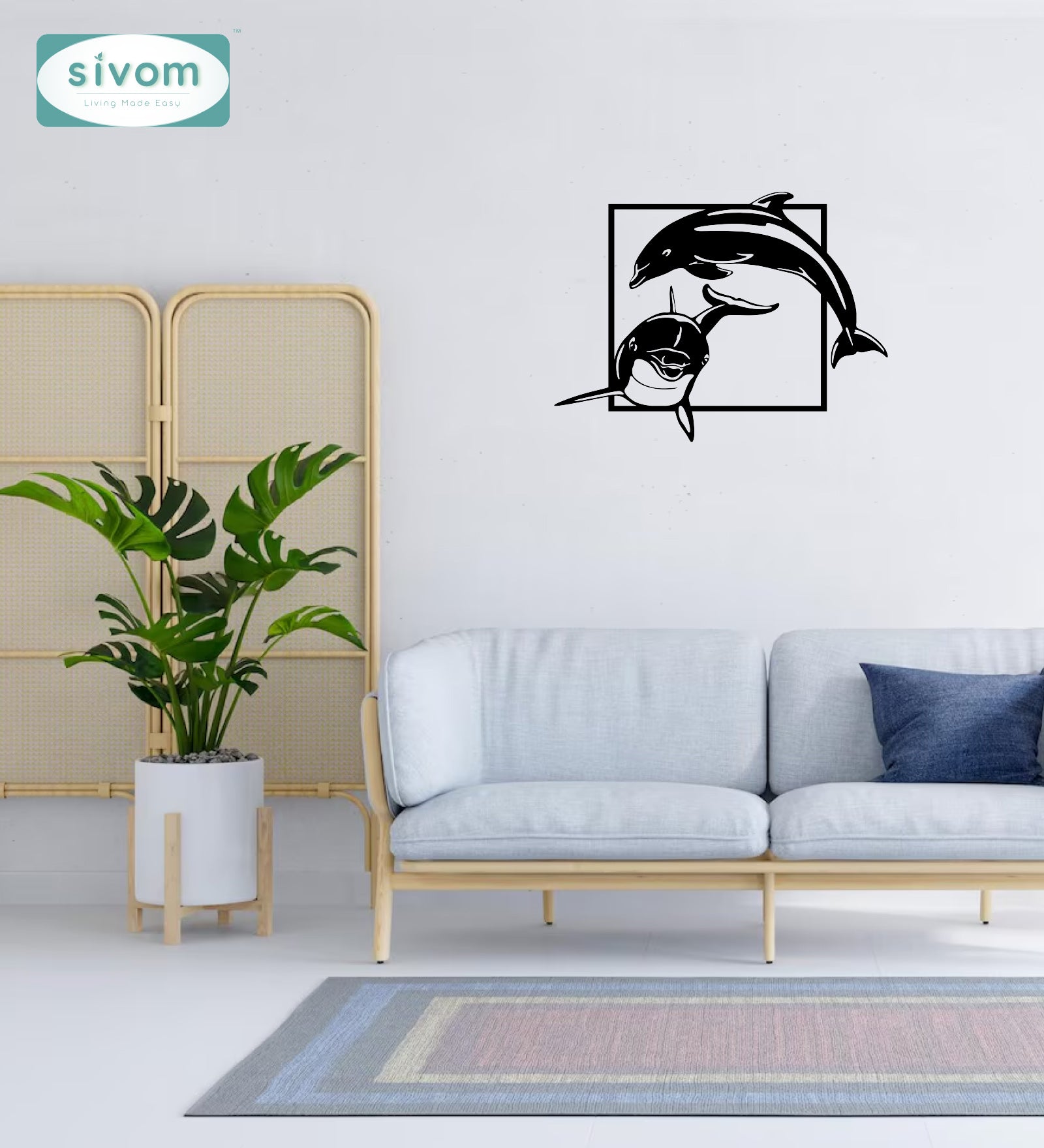 Sivom SIVOM 3DFrame Modular Wall Decor for Modern Homes | Elegant Design & Premium Finish