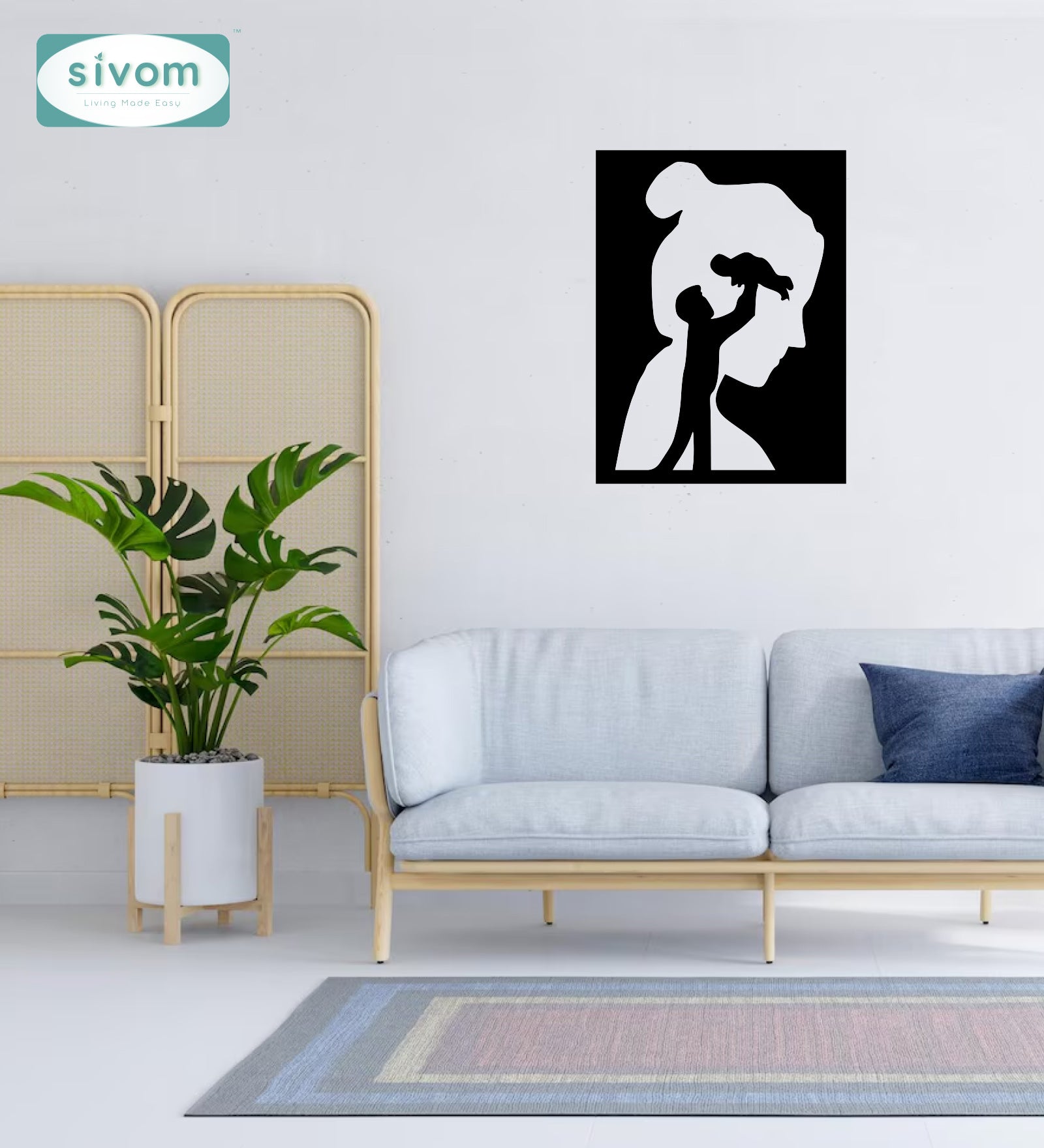 Sivom SIVOM 3DFrame Modular Wall Decor for Modern Homes | Elegant Design & Premium Finish