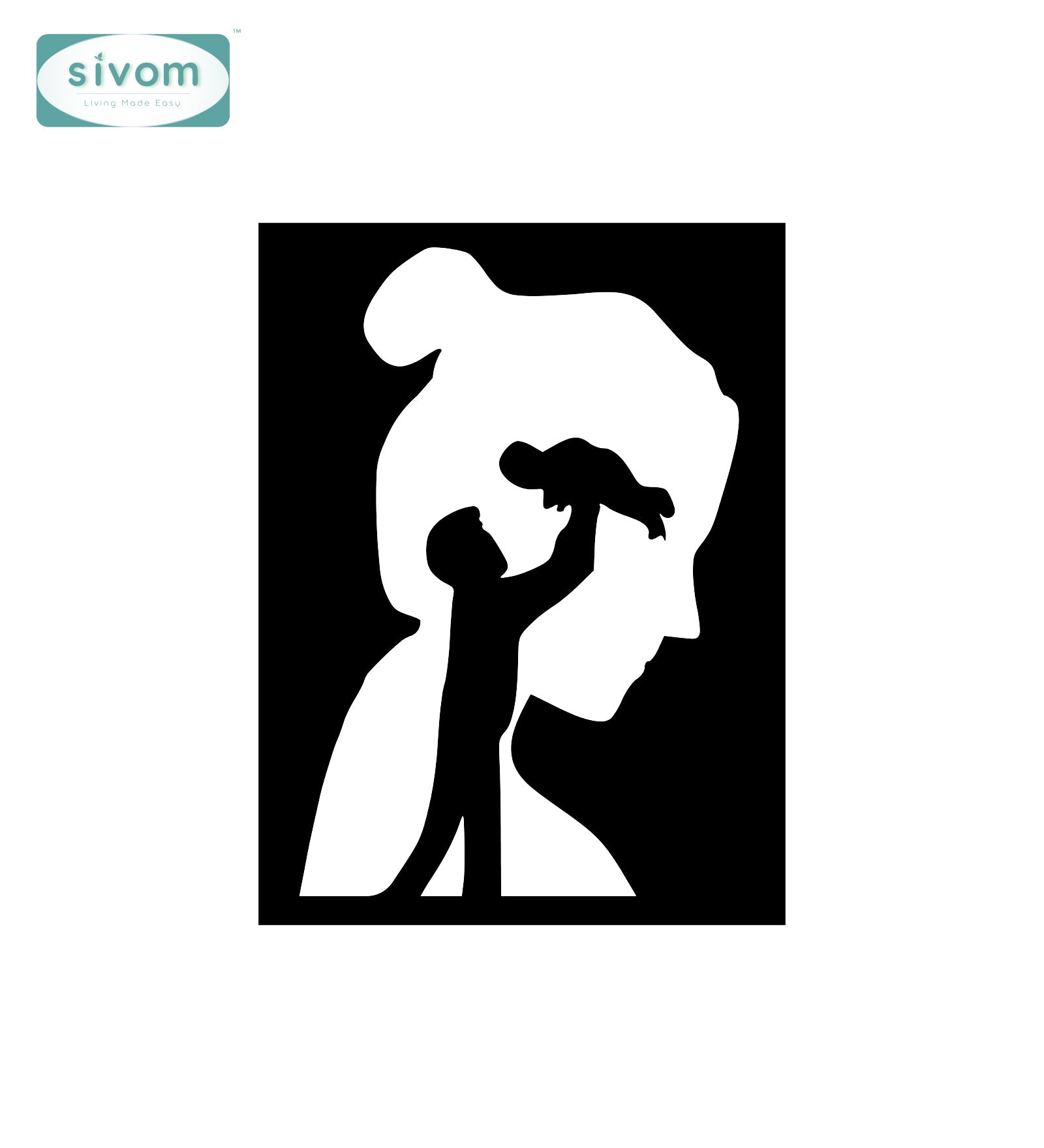 Sivom SIVOM 3DFrame Modular Wall Decor for Modern Homes | Elegant Design & Premium Finish