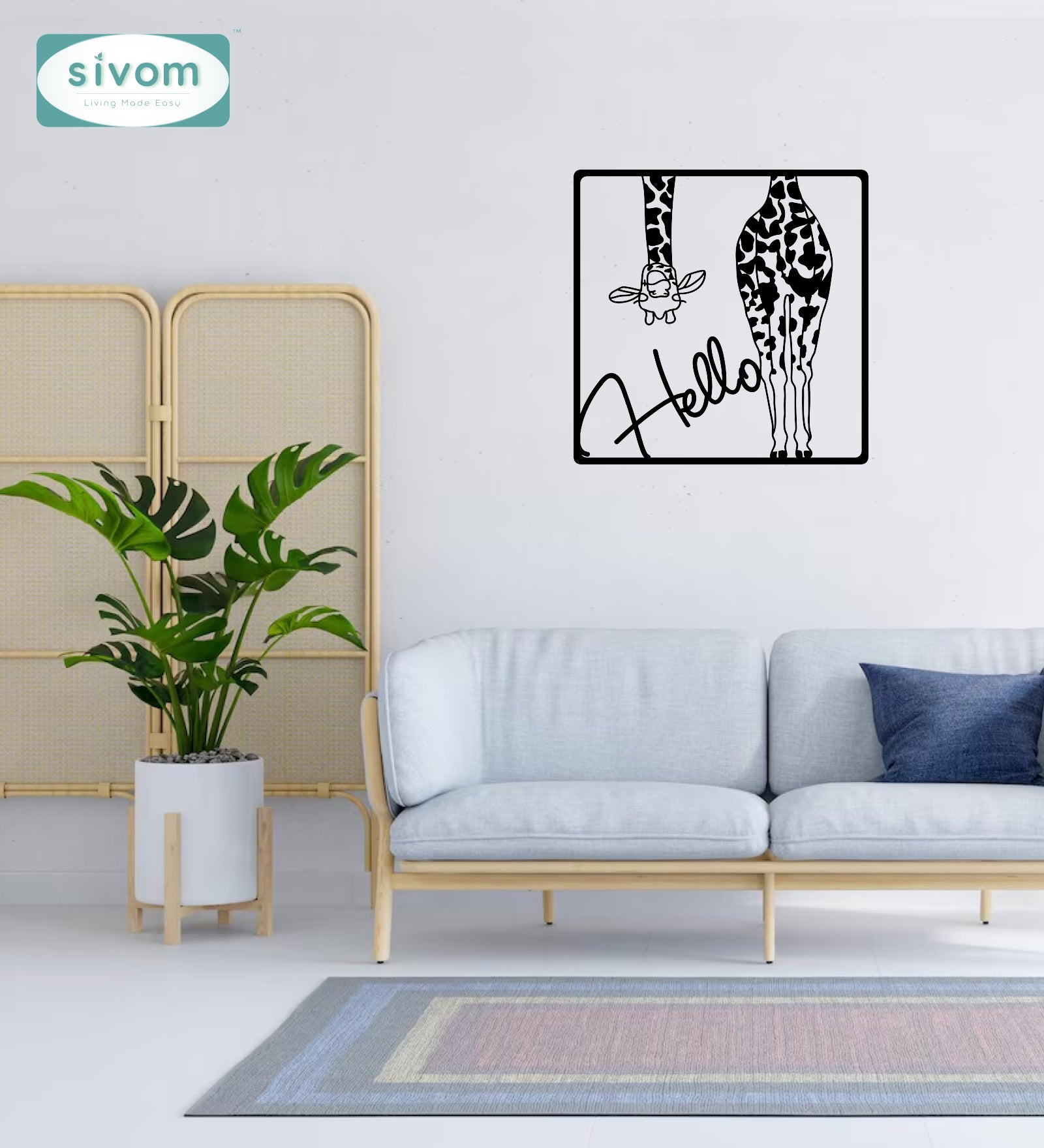 Sivom SIVOM 3DFrame Modular Wall Decor for Modern Homes | Elegant Design & Premium Finish