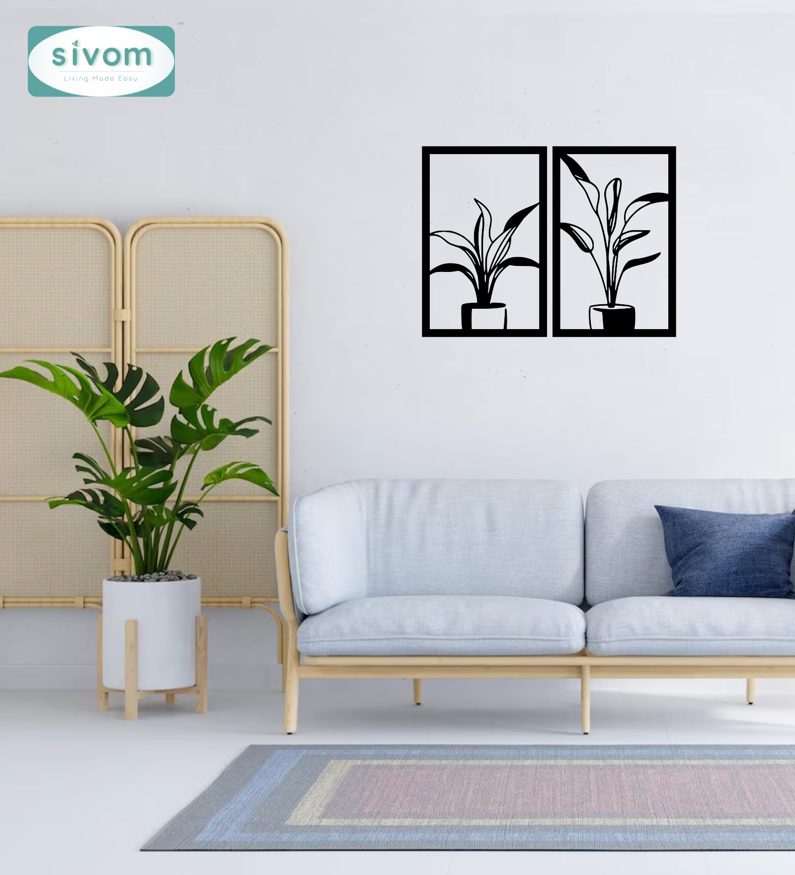 Sivom SIVOM Frame Modular Wall Decor for Modern Homes | Elegant Design & Premium Finish