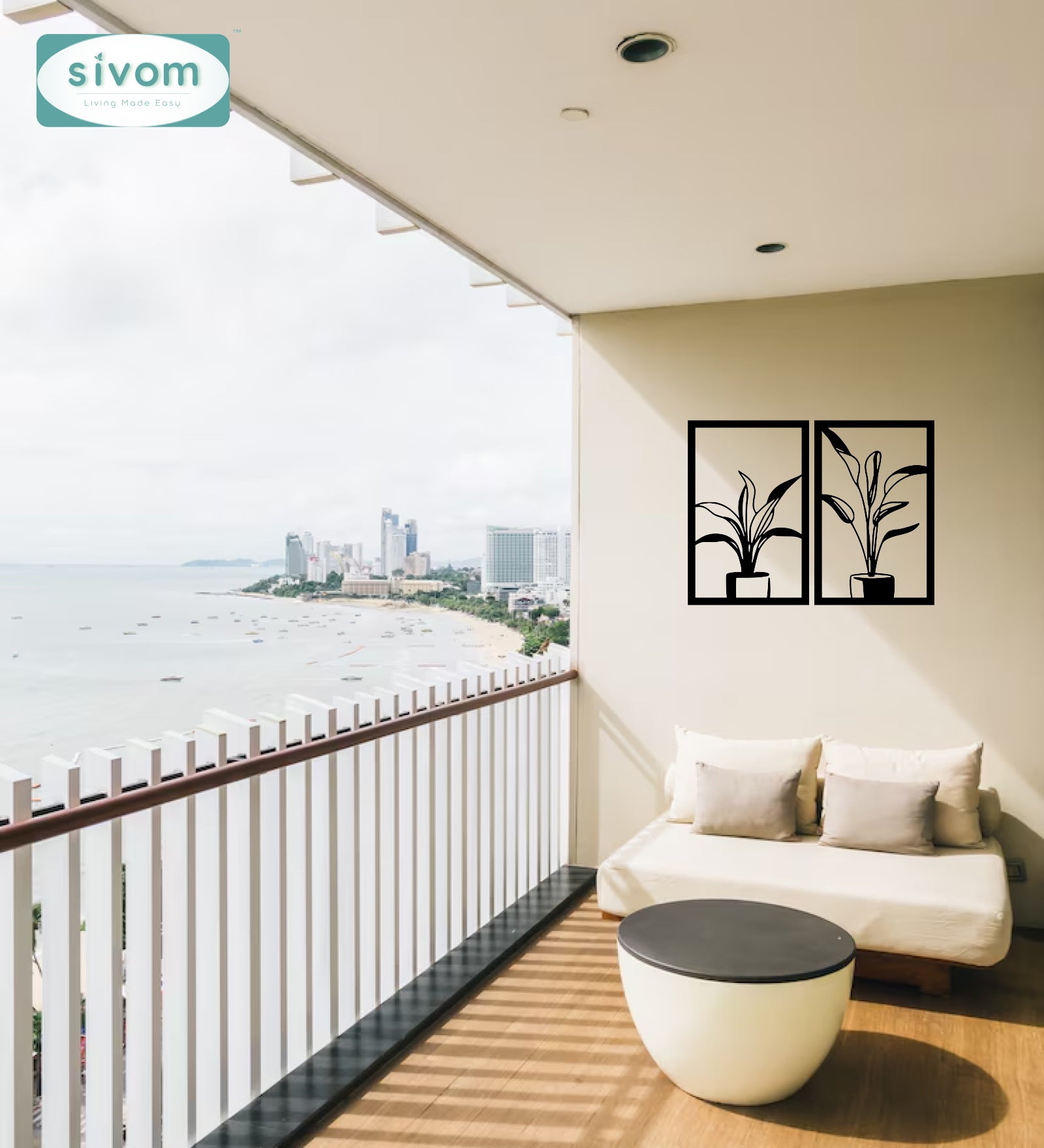 Sivom SIVOM Frame Modular Wall Decor for Modern Homes | Elegant Design & Premium Finish