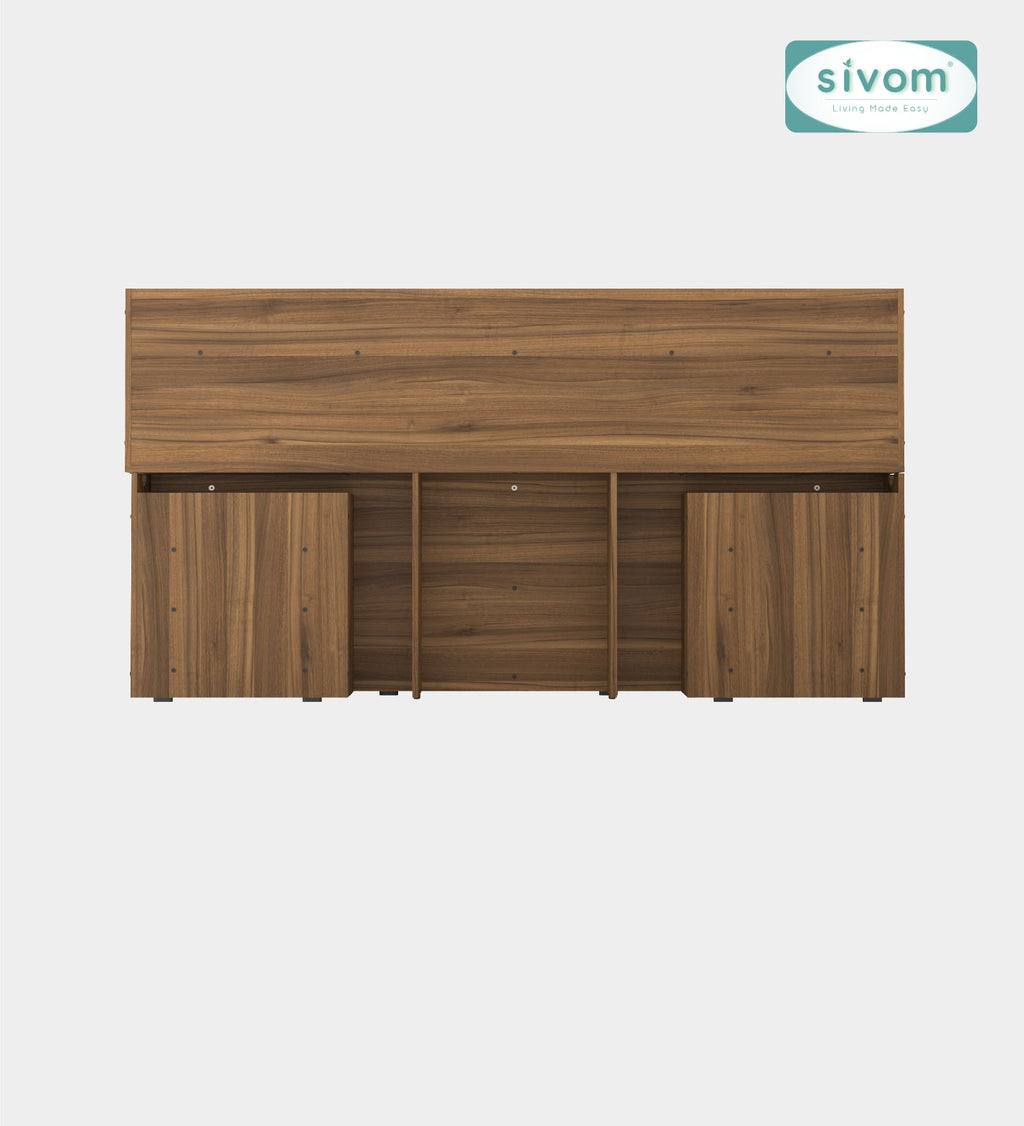 Sivom SIVOM Acasa Box Bed with Storage Engineered Wood King Box Bed for Modern Homes | Elegant Design & Premium Finish
