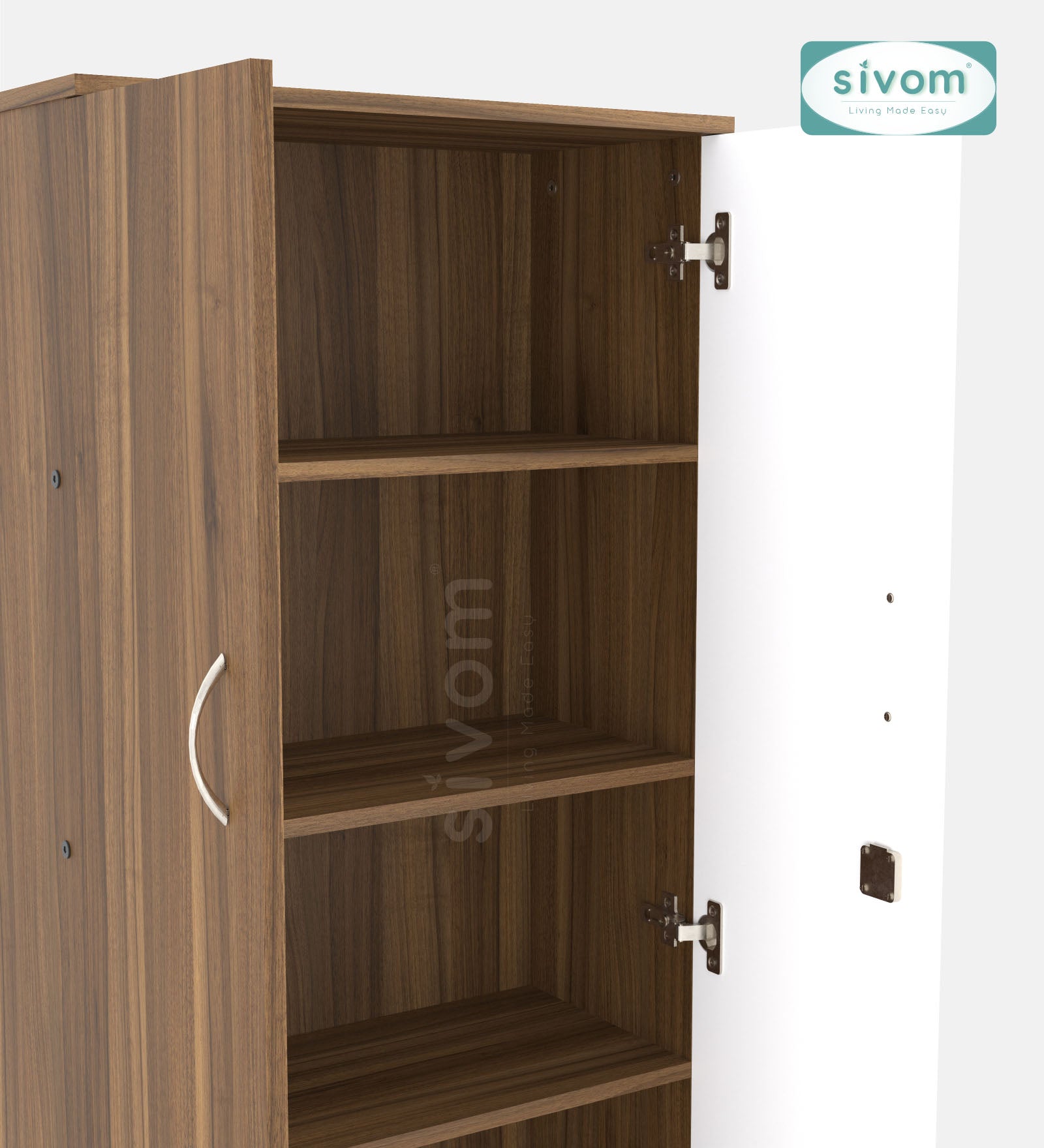 Sivom SIVOM ACRO Multipurpose Storage Drawer/Study/Home/Office Engineered Wood Close Book Shelf for Modern Homes | Elegant Design & Premium Finish (Copy)