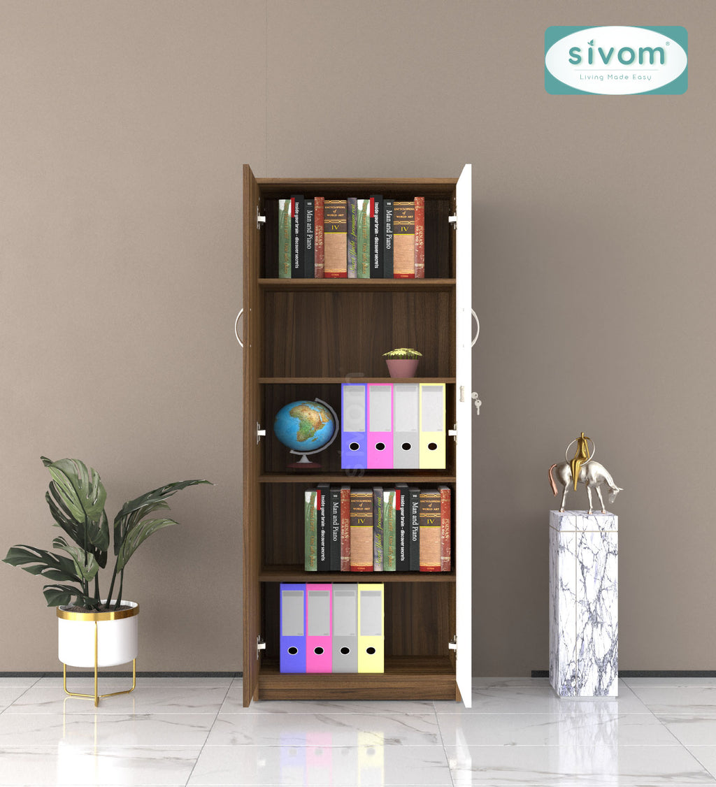 Sivom SIVOM ACRO Multipurpose Storage Drawer/Study/Home/Office Engineered Wood Close Book Shelf for Modern Homes | Elegant Design & Premium Finish (Copy)