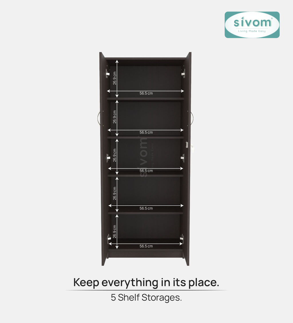 Sivom SIVOM ACRO Multipurpose Storage Drawer/Study/Home/Office Engineered Wood Close Book Shelf for Modern Homes | Elegant Design & Premium Finish (Copy)