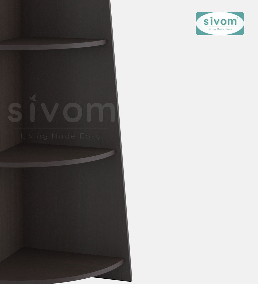 SIVOM Aero Multipurpose Storage Unit Engineered Wood Free Standing Cabinet for Modern Homes | Elegant Design & Premium Finish