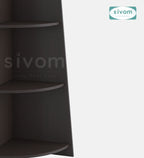 SIVOM Aero Multipurpose Storage Unit Engineered Wood Free Standing Cabinet for Modern Homes | Elegant Design & Premium Finish