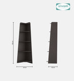 SIVOM Aero Multipurpose Storage Unit Engineered Wood Free Standing Cabinet for Modern Homes | Elegant Design & Premium Finish