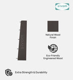 SIVOM Aero Multipurpose Storage Unit Engineered Wood Free Standing Cabinet for Modern Homes | Elegant Design & Premium Finish