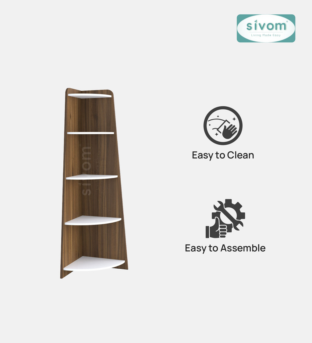 SIVOM Aero Multipurpose Storage Unit Engineered Wood Free Standing Cabinet for Modern Homes | Elegant Design & Premium Finish