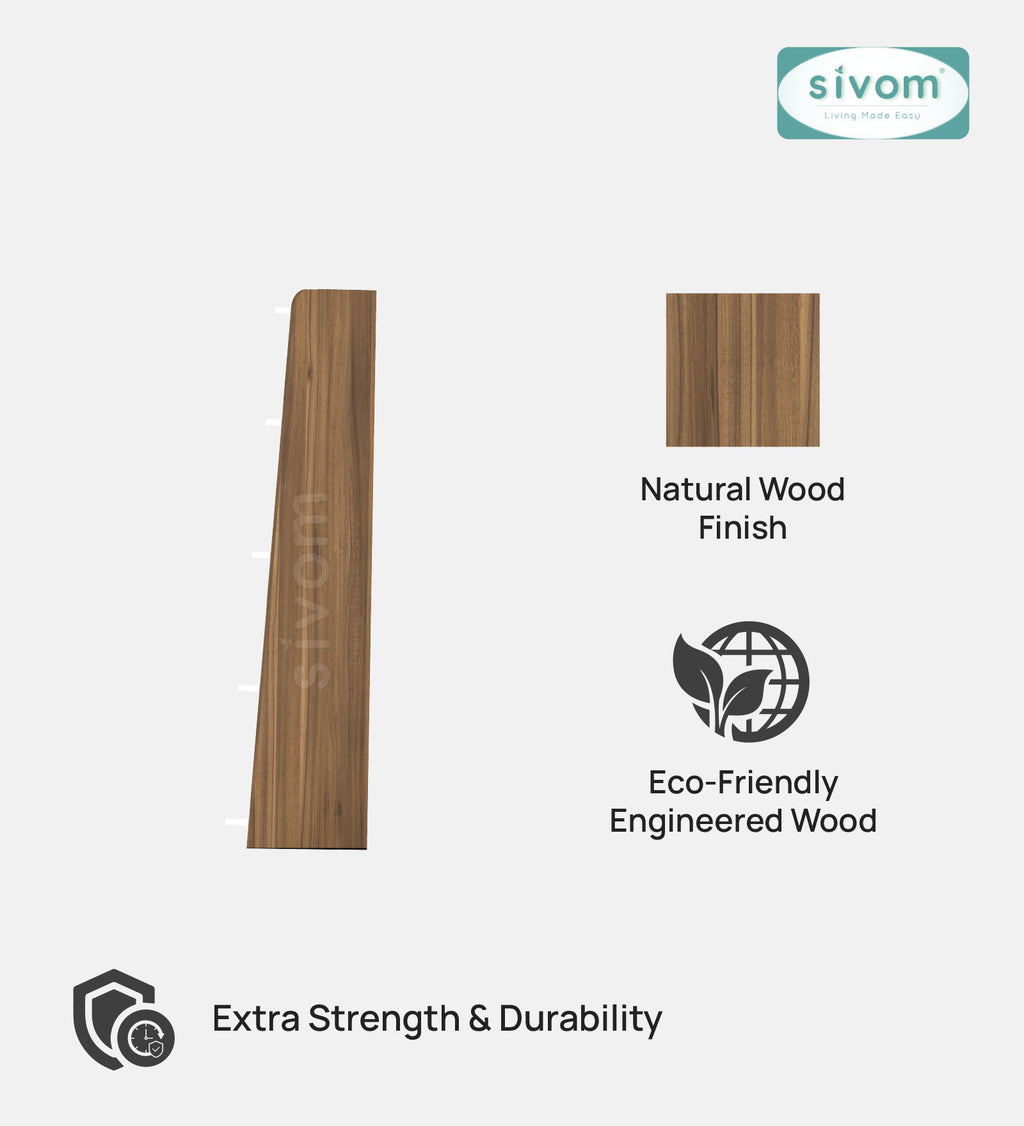 SIVOM Aero Multipurpose Storage Unit Engineered Wood Free Standing Cabinet for Modern Homes | Elegant Design & Premium Finish