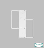 Sivom SIVOM ALEN Multipurpose Modular Wall Racks/Shelves/Organiser/Décor Particle Board Wall Shelf (Number of Shelves - 4, ) for Modern Homes | Elegant Design & Premium Finish