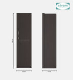 SIVOM Alicent Multipurpose 1 Door Wardrobe Engineered Wood 1 Door Wardrobe for Modern Homes | Elegant Design & Premium Finish
