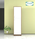 SIVOM Alicent Multipurpose 1 Door Wardrobe Engineered Wood 1 Door Wardrobe for Modern Homes | Elegant Design & Premium Finish