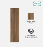 SIVOM Alicent Multipurpose 1 Door Wardrobe Engineered Wood 1 Door Wardrobe for Modern Homes | Elegant Design & Premium Finish