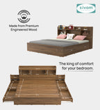 Sivom furniture Amora King Bedroom Combo