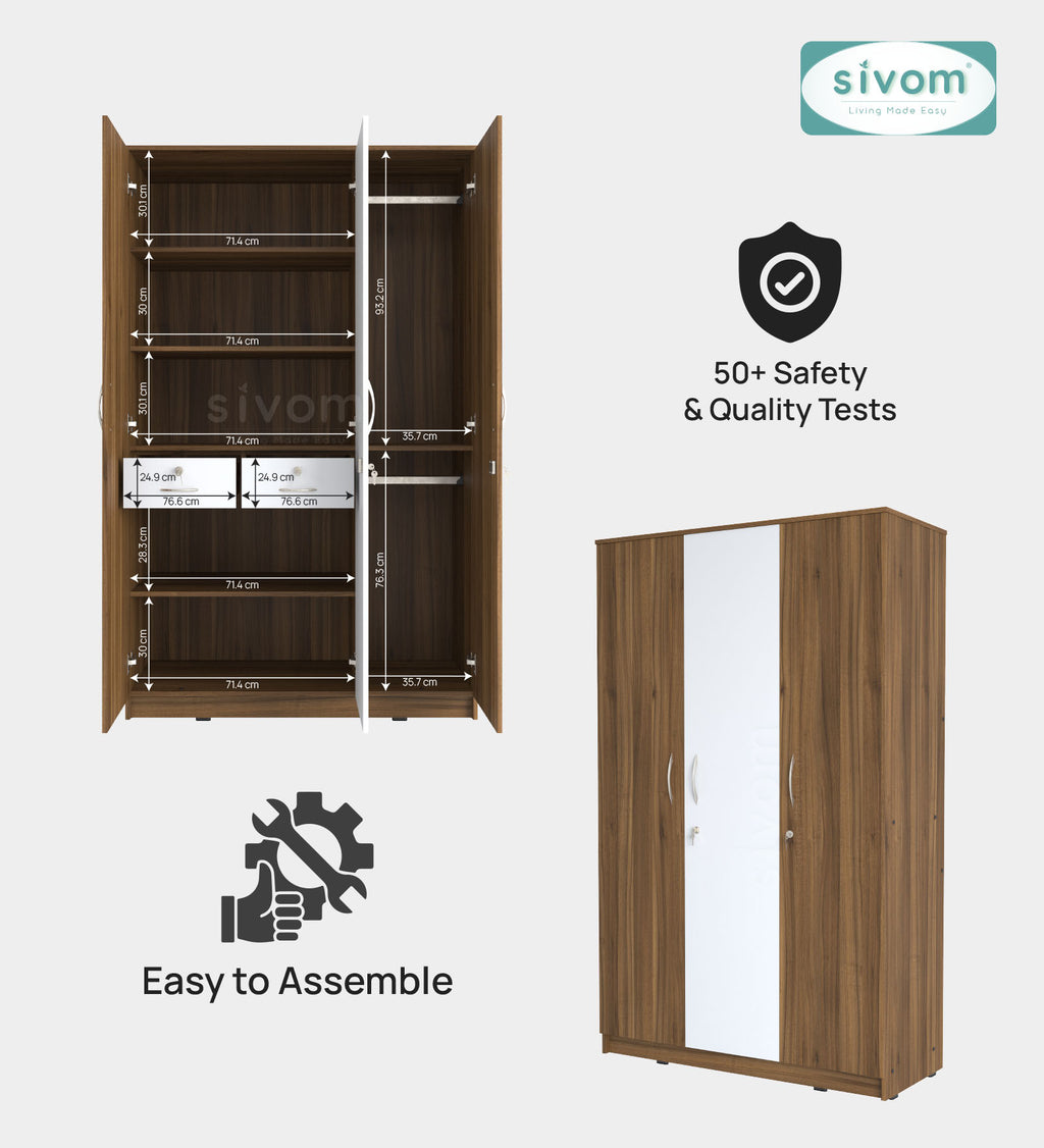 Sivom furniture Amora Queen Bedroom Combo