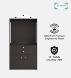 Sivom SIVOM Aradhana Home Temple/Pooja Unit/Home Mandir/ Engineered Wood Home Temple (Height: 148, Knock Down) for Modern Homes | Elegant Design & Premium Finish