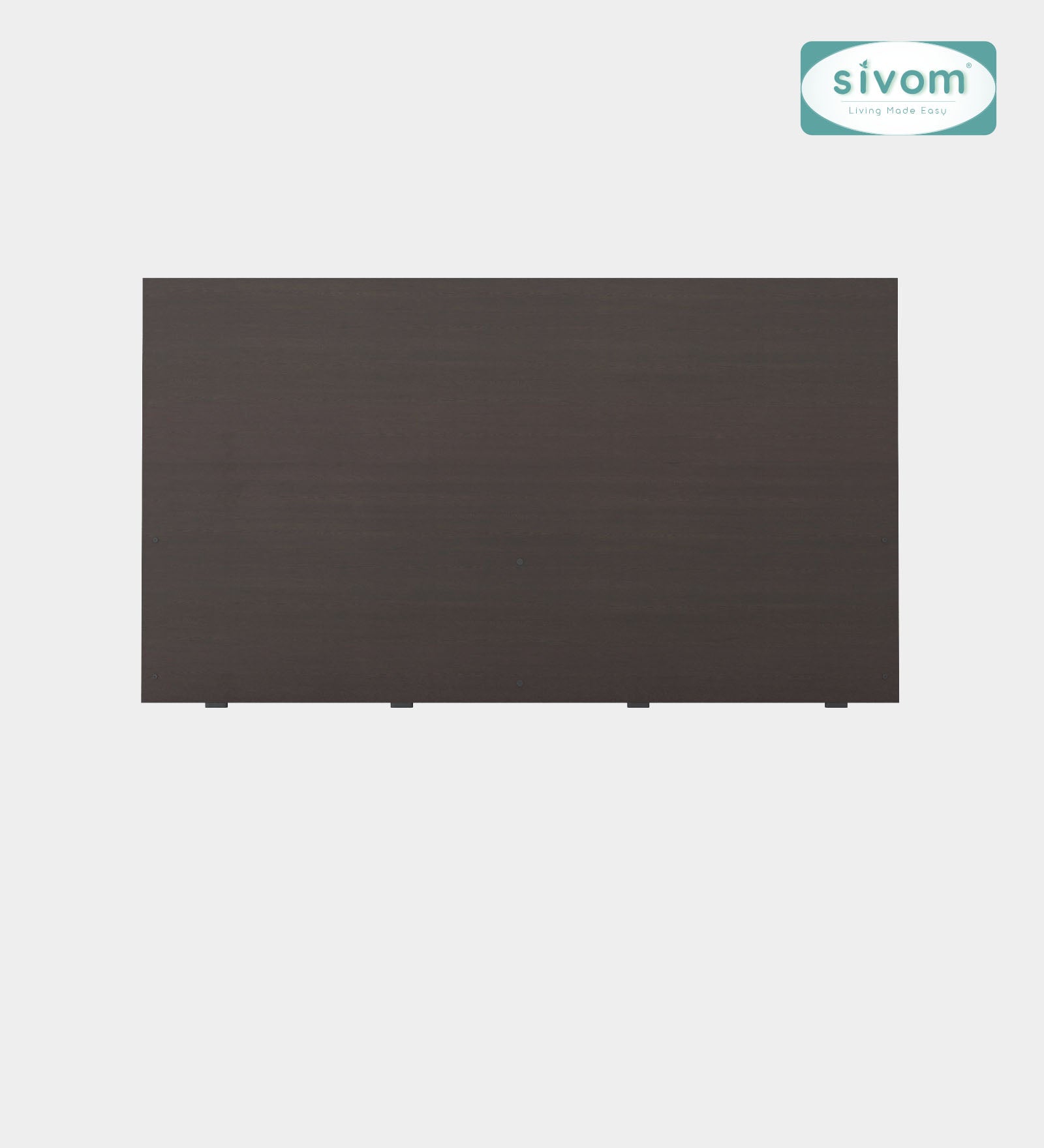 Sivom furniture SIVOM Scandi Bed with Storage Engineered Wood Queen Bed Engineered Wood King Bed (Delivery Condition - Knock Down)