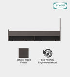 Sivom SIVOM Scandi Box Bed without Storage Engineered Wood Queen Bed for Modern Homes | Elegant Design & Premium Finish