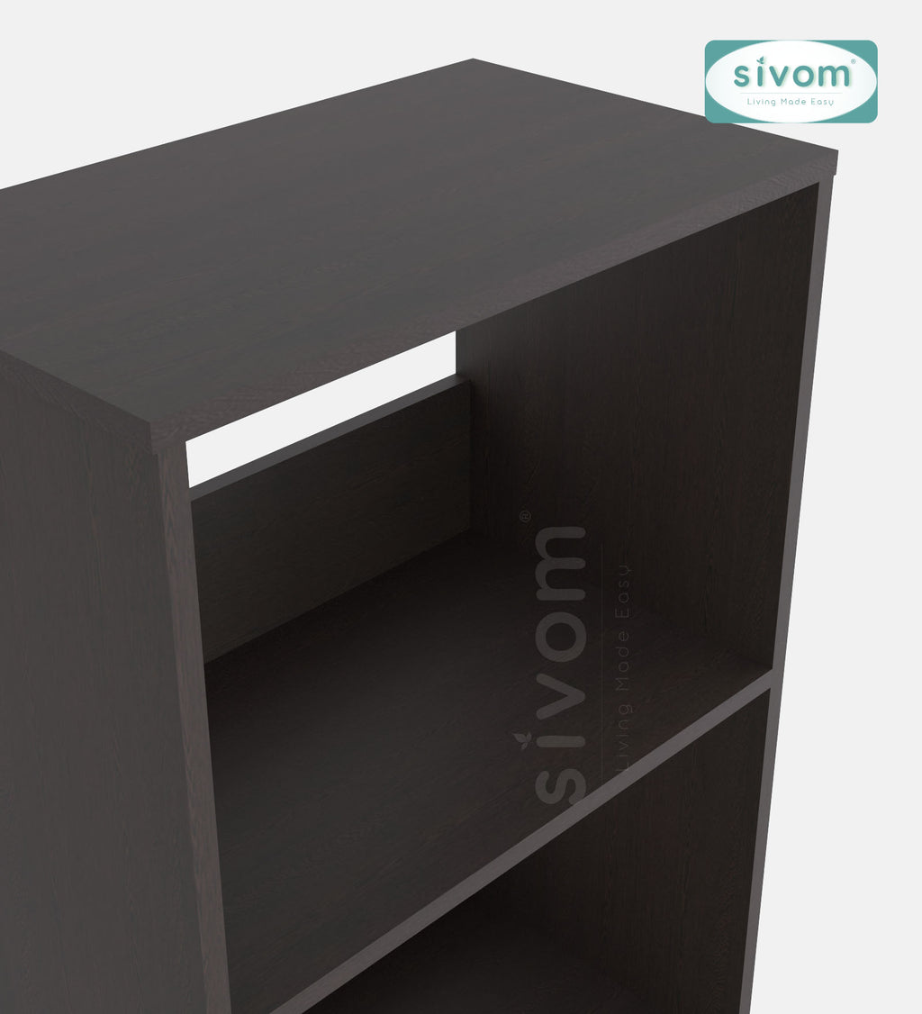 SIVOM Artisan Multipurpose Storage Drawer/Study/Home/Office Engineered Wood Close Book Shelf  for Modern Homes | Elegant Design & Premium Finish