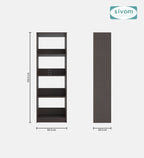 SIVOM Artisan Multipurpose Storage Drawer/Study/Home/Office Engineered Wood Close Book Shelf  for Modern Homes | Elegant Design & Premium Finish