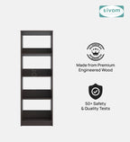 SIVOM Artisan Multipurpose Storage Drawer/Study/Home/Office Engineered Wood Close Book Shelf  for Modern Homes | Elegant Design & Premium Finish