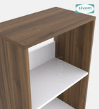 SIVOM Artisan Multipurpose Storage Drawer/Study/Home/Office Engineered Wood Close Book Shelf  for Modern Homes | Elegant Design & Premium Finish