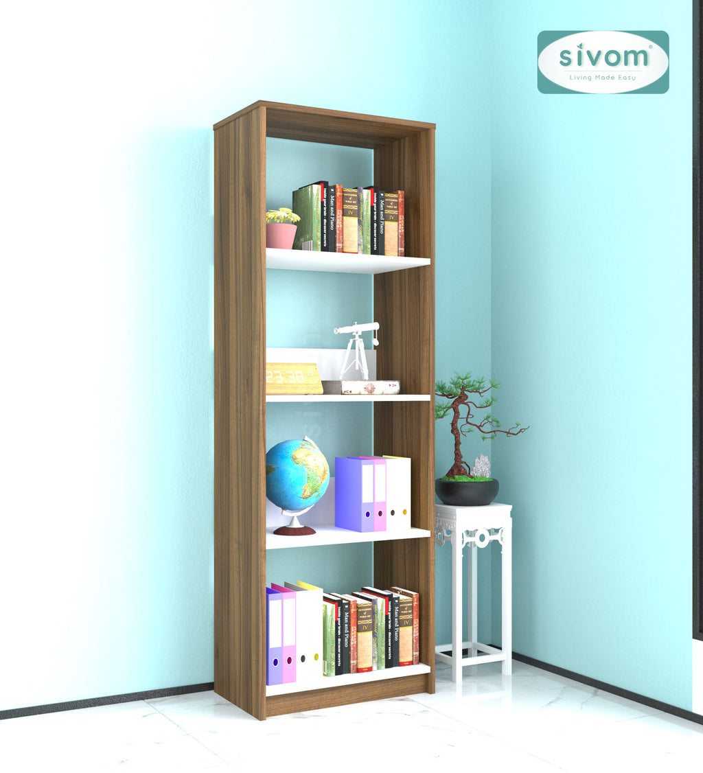 SIVOM Artisan Multipurpose Storage Drawer/Study/Home/Office Engineered Wood Close Book Shelf  for Modern Homes | Elegant Design & Premium Finish