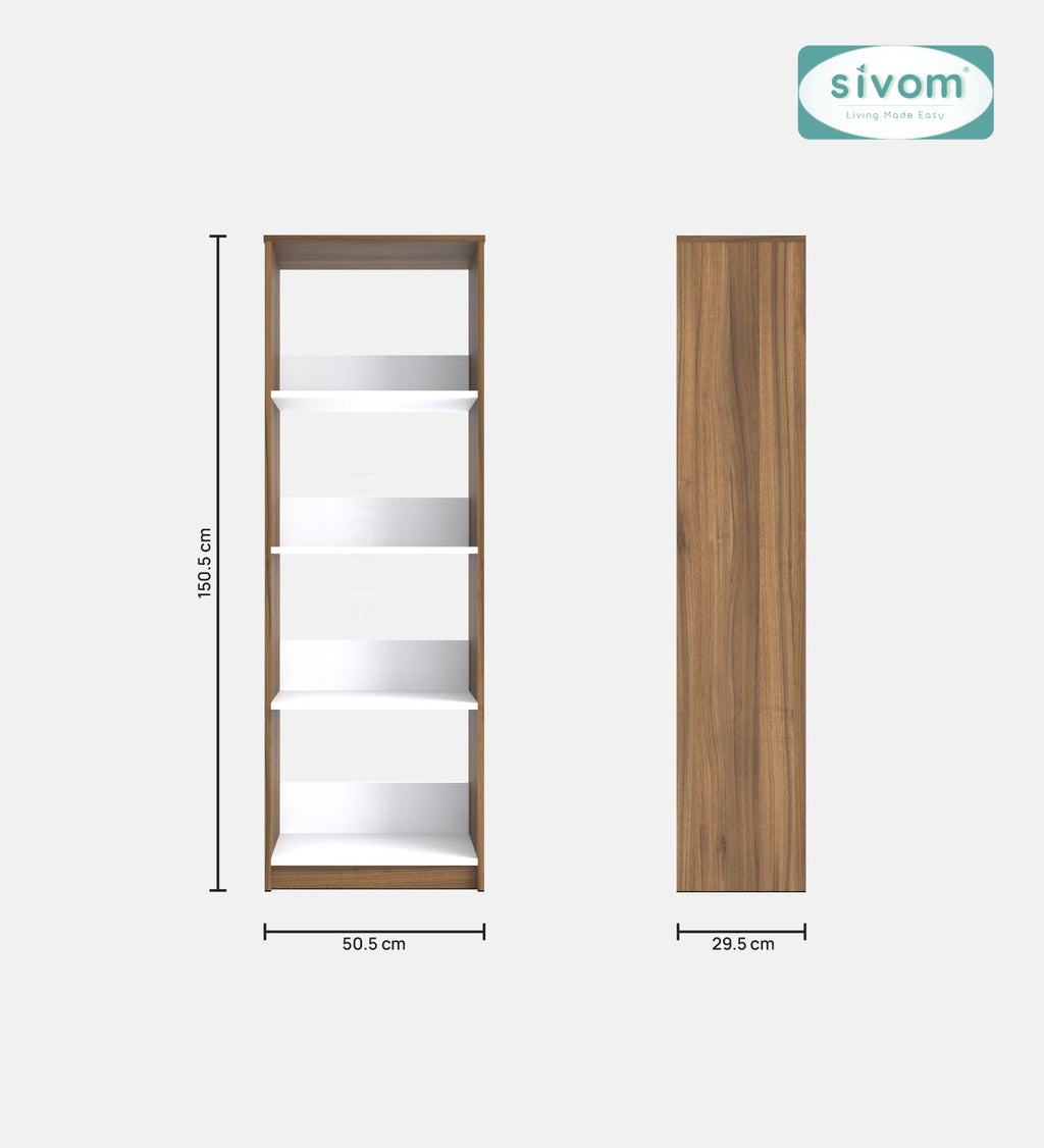SIVOM Artisan Multipurpose Storage Drawer/Study/Home/Office Engineered Wood Close Book Shelf  for Modern Homes | Elegant Design & Premium Finish