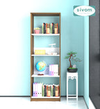 SIVOM Artisan Multipurpose Storage Drawer/Study/Home/Office Engineered Wood Close Book Shelf  for Modern Homes | Elegant Design & Premium Finish