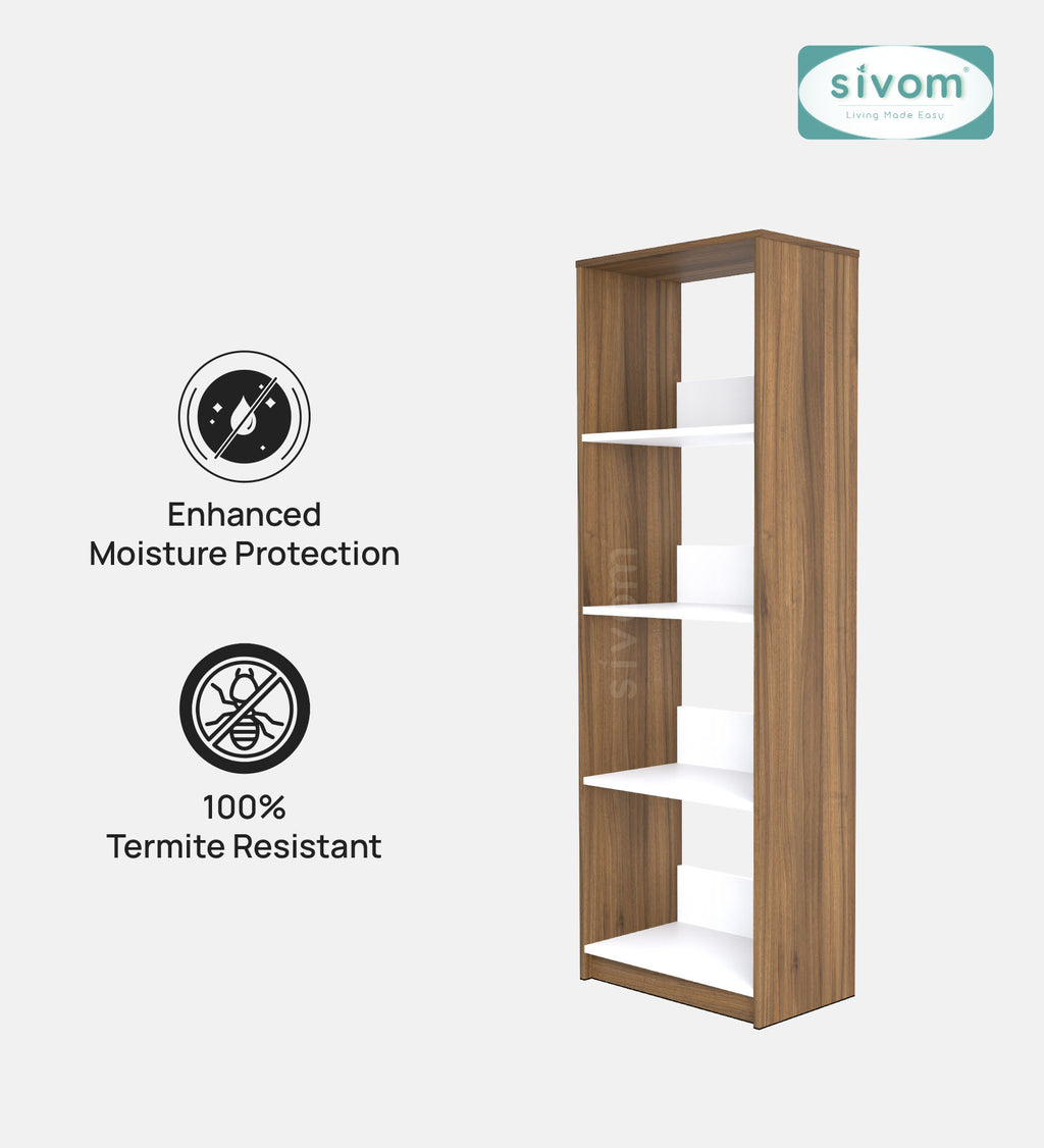 SIVOM Artisan Multipurpose Storage Drawer/Study/Home/Office Engineered Wood Close Book Shelf  for Modern Homes | Elegant Design & Premium Finish