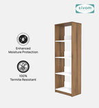 SIVOM Artisan Multipurpose Storage Drawer/Study/Home/Office Engineered Wood Close Book Shelf  for Modern Homes | Elegant Design & Premium Finish