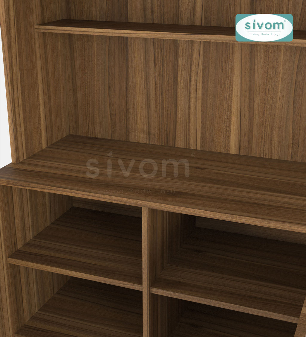 SIVOM Arya Crockery Engineered Wood Unit for Modern Homes | Elegant Design & Premium Finish