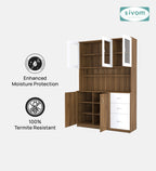 SIVOM Arya Crockery Engineered Wood Unit for Modern Homes | Elegant Design & Premium Finish