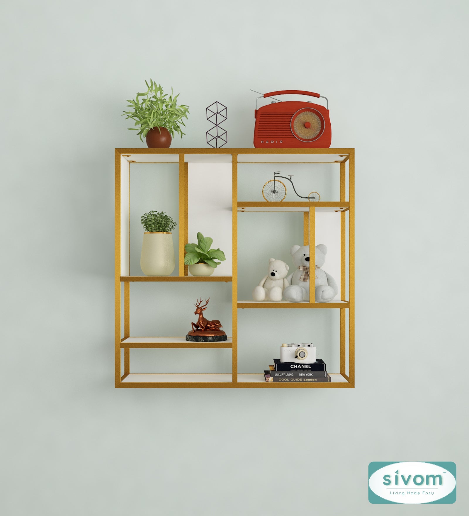 Sivom Sivom Ashley Display Unit for Modern Homes | Elegant Design & Premium Finish