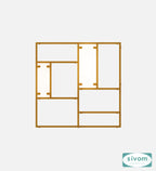 Sivom Sivom Ashley Display Unit for Modern Homes | Elegant Design & Premium Finish