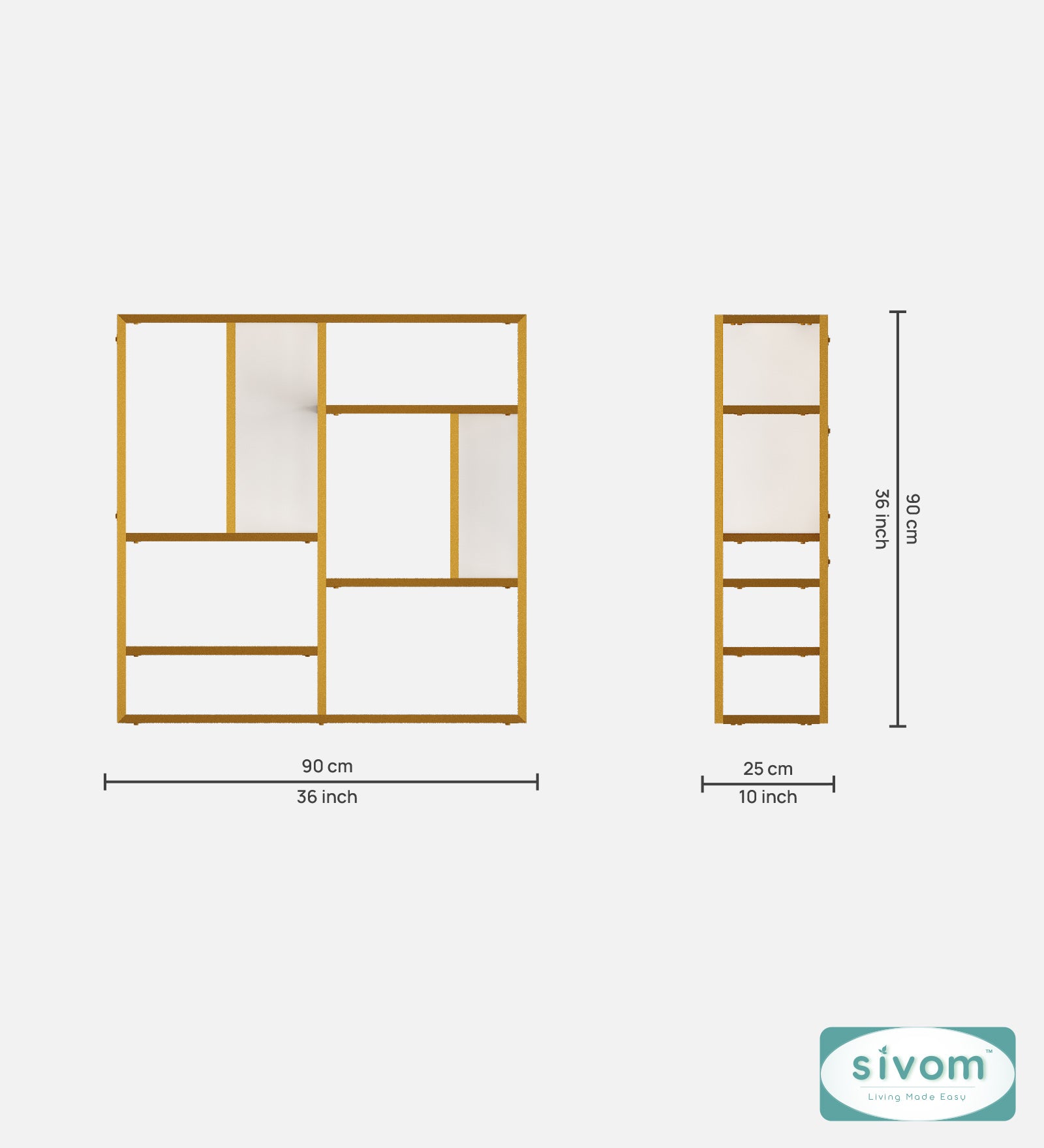 Sivom Sivom Ashley Display Unit for Modern Homes | Elegant Design & Premium Finish