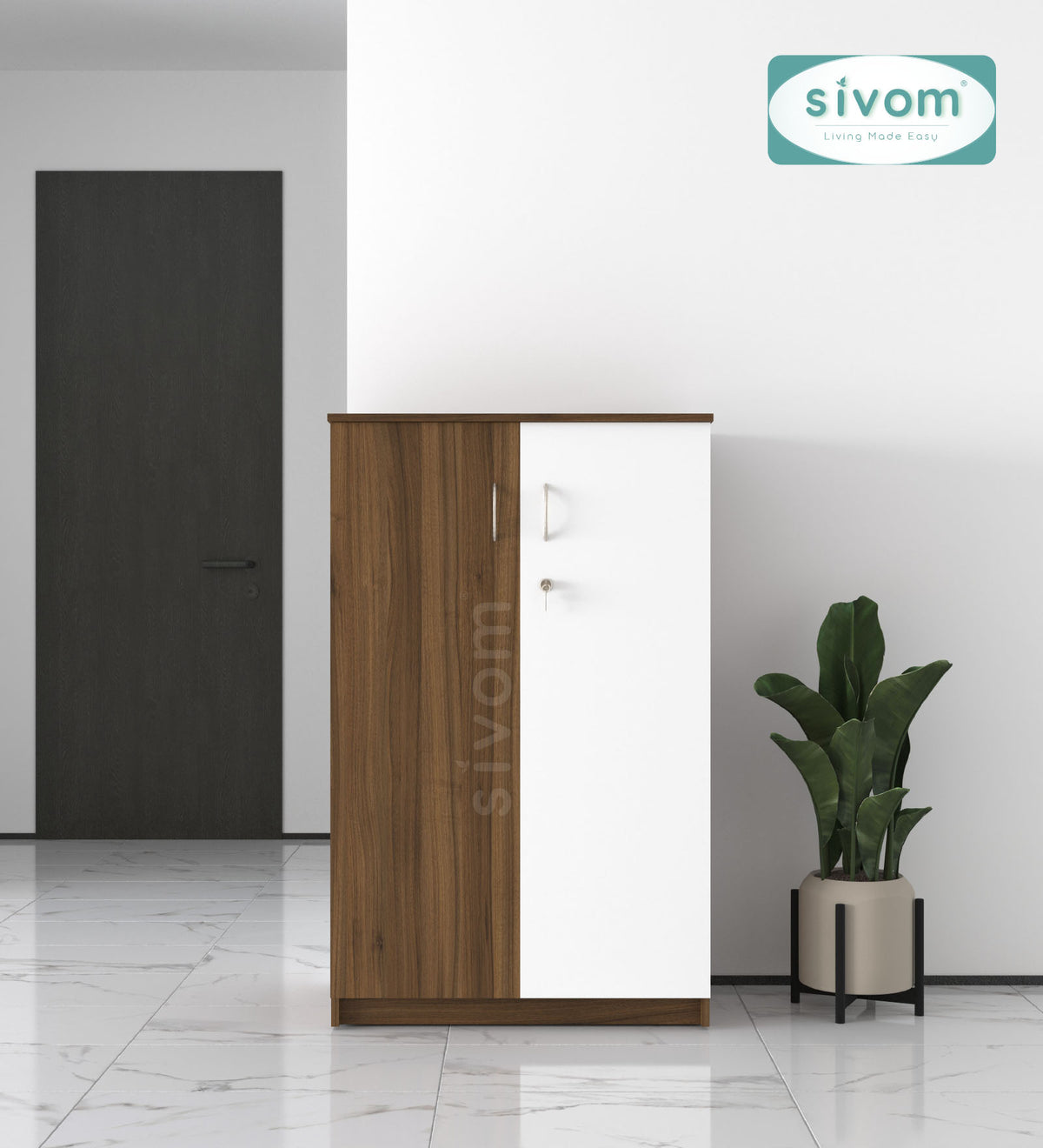 Sivom SIVOM ASTRAL Multipurpose Storage Drawer/Study/Home/Office Engineered Wood Close Book Shelf for Modern Homes | Elegant Design & Premium Finish (Copy) (Copy)