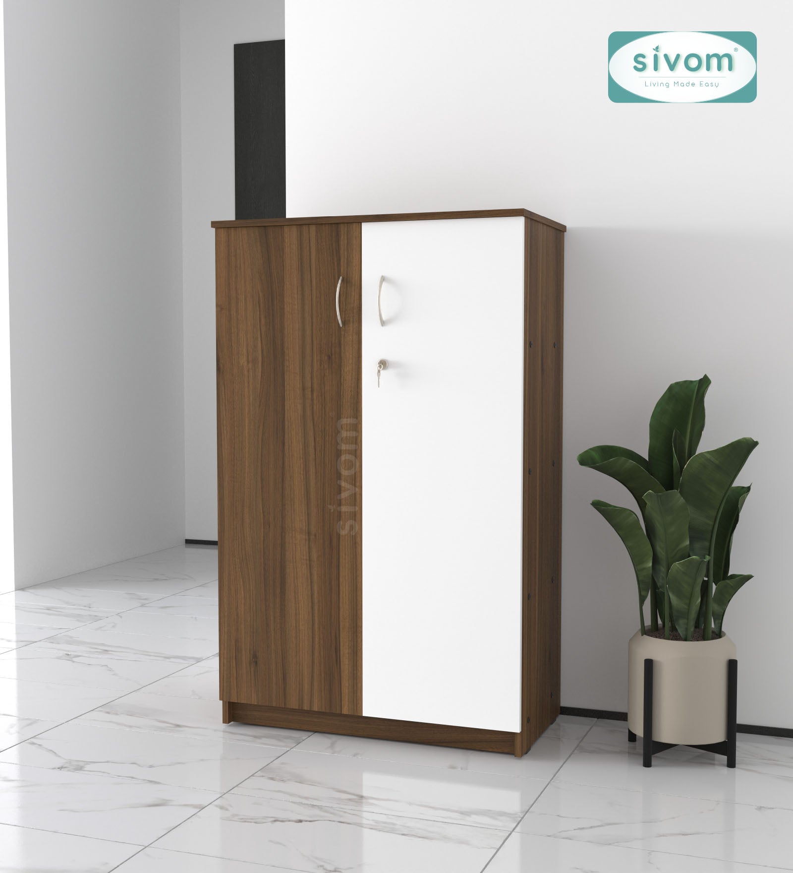 Sivom SIVOM ASTRAL Multipurpose Storage Drawer/Study/Home/Office Engineered Wood Close Book Shelf for Modern Homes | Elegant Design & Premium Finish (Copy) (Copy)