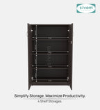 Sivom SIVOM ASTRAL Multipurpose Storage Drawer/Study/Home/Office Engineered Wood Close Book Shelf for Modern Homes | Elegant Design & Premium Finish (Copy) (Copy)