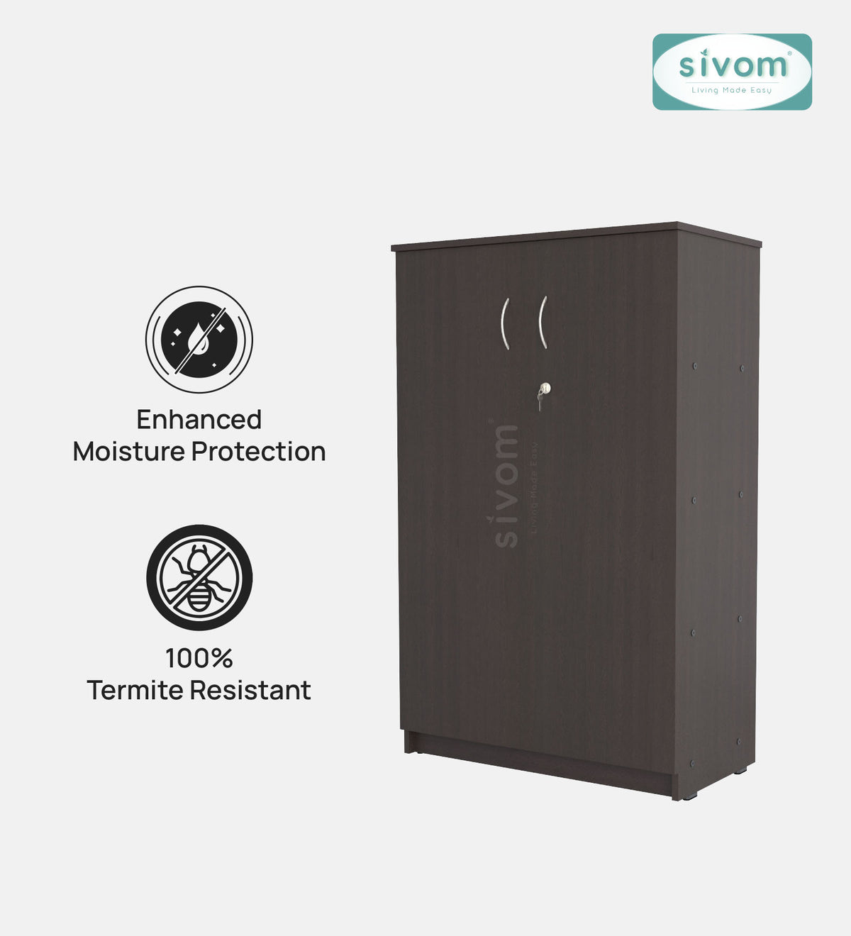 Sivom SIVOM ASTRAL Multipurpose Storage Drawer/Study/Home/Office Engineered Wood Close Book Shelf for Modern Homes | Elegant Design & Premium Finish (Copy) (Copy)