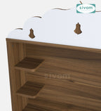 Sivom SIVOM Prime Small Home Temple/Pooja Unit/Home Mandir/ Engineered Wood Home Templefor Modern Homes | Elegant Design & Premium Finish